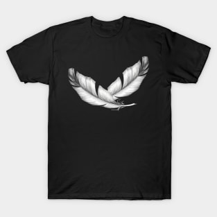 White feathers T-Shirt